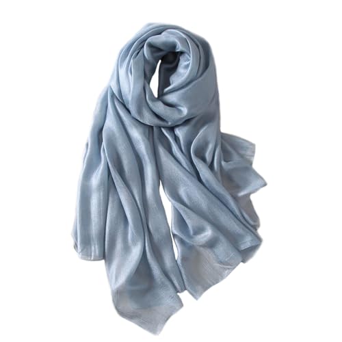 Scarves for Women Lightweight Sheen Scarf Elegant Pashmina Shawls and Wraps for Evening Dresses Wedding Solid Color