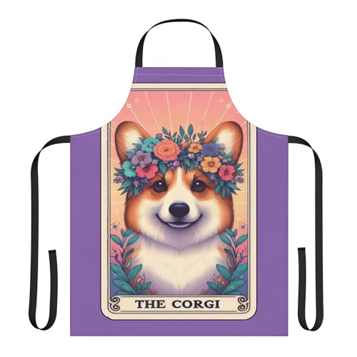 Corgi-Themed Apron Fun Kitchen Gift for Dog Lovers ...