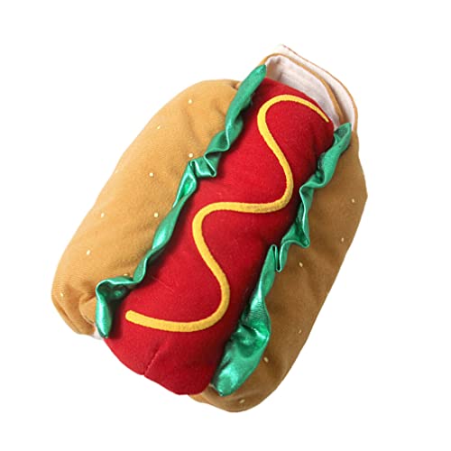 Disfraz divertido para perro Hot Dog tamaño XS miniatura 7