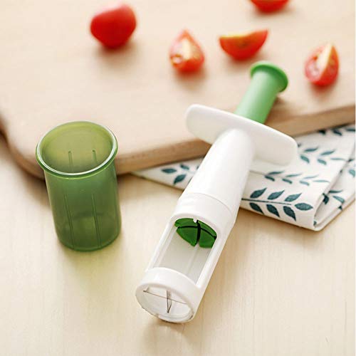 Grape Cutter, Grape Tomatoes Slicer for Kids - Portable Auxiliary Baby Food Fruit Creative Tools - Thumbnail 5