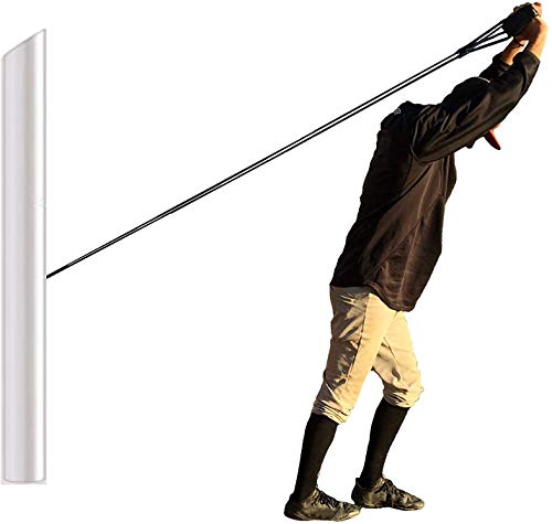 BB-Bands Sports Exercise Baseball/Softball Training Aid Pitching Arm Strength Quarterback Warmup Stretching Resistance Bands j (Black, Adult)