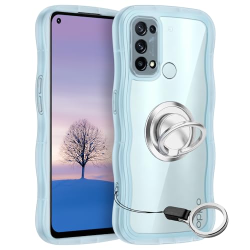 Oppo Reno5 A 5G ライトブルー ケース付き 128G Amazon.co.jp: OPPO Reno5 A ケースブルー ウェーブ リング付き TPU