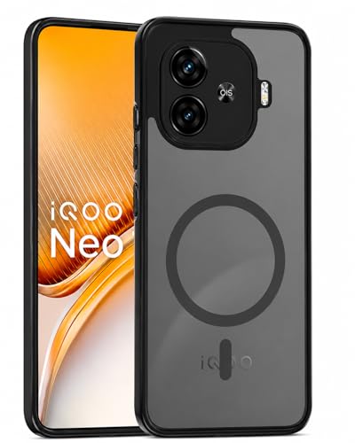 ProLook Back Cover for iQOO Neo 10R 5G / iQOO Z9 Turbo 5G / Vivo Y200 GT 5G Back Cover, Matte PC Back + TPU Bumper Case Shockproof Mobile Cover (iQOO Neo 10R)