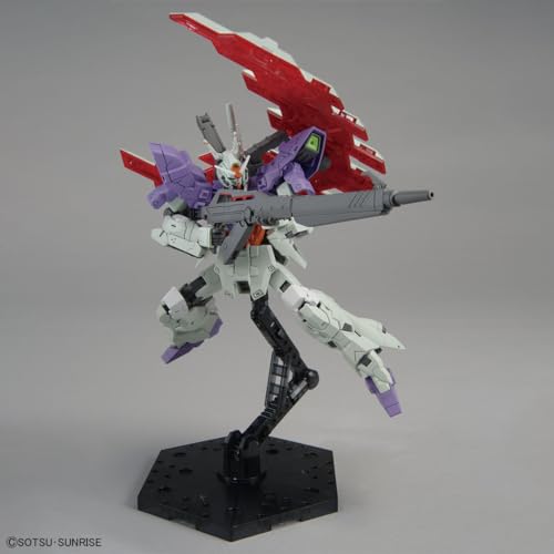 1/144 HG AMS-123X-X Moon Gundam con rifle largo, rojo miniatura 3
