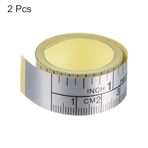 uxcell cinta métrica adhesiva 152 cm 2 unidades miniatura 4
