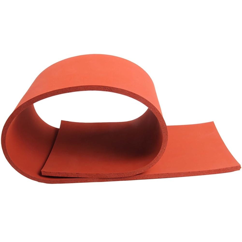 XJJDCB High Temperature Resistant Silicone Foam Board 500Mm×500Mm Thickness 1Mm-10Mm Shock Absorption Heat Insulation Sealing Gasket 2PCS,1mm