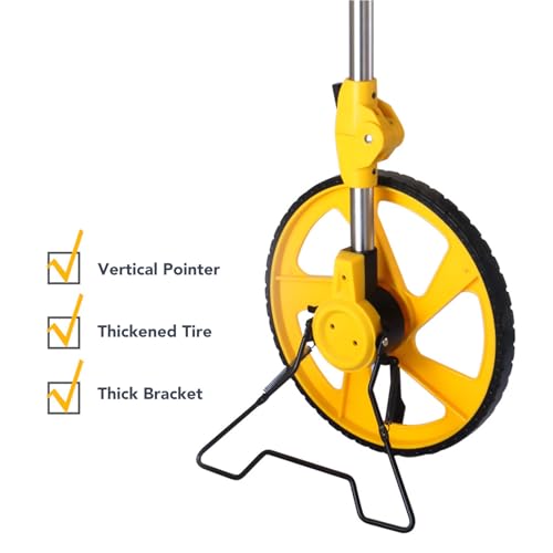 Roue de mesure odomètre pliable mesure de distance 0-2999m pieds pouces avec béquille #411 - 5