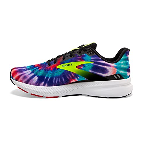 Brooks Brooks Launch 8 Men's Neutral Running Shoe - Black/Nightlife/Red - 12.5