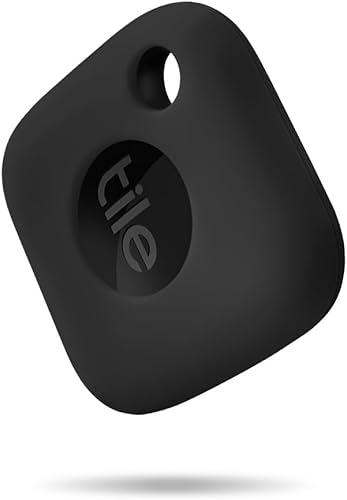 Miniatura 5 de Geiomoo Funda de silicona para Tile Mate 2024, Tile Mate 2022 Tracker, cubierta suave y flexible resistente a los arañazos con mosquetón (negro)