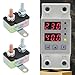 The Lord of the Tools 2 Pcs 12 Volt 50 Amp DC Auto Reset Circuit Breaker Type 1 Double Fuse Breaker Metal Breaker for Electric Brake Set UPS Car Caravans