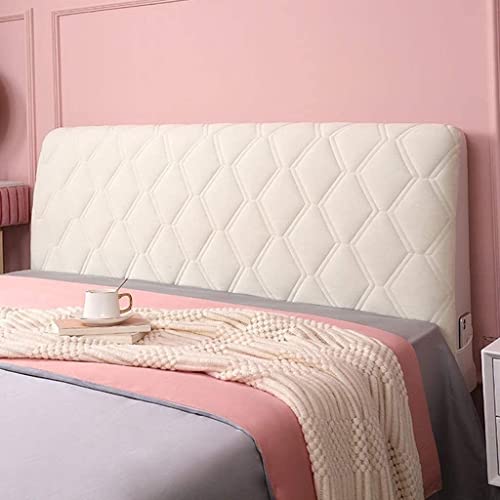 uyeoco Cabeceros De Cama Funda Cover Funda para Cabeceros De Cama De Tela Lado De La Cama, Cubierta A Prueba De Polvo Decoración del Dormitorio Lavable Cabeceros (Color : Beige, Size : 150cm) Cover