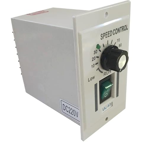 Knob Motor Speed Controller DC 0-220V 500W Adjustable Lathe Control Cover