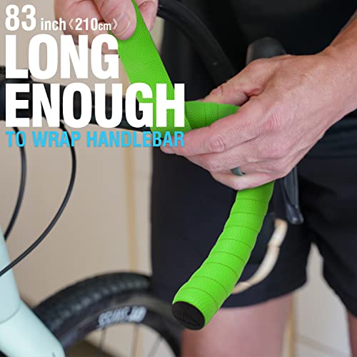 MARQUE Pro Bike Handlebar Tape – Road Cycling Bicycle Padded Handle Bar Wrap with Non-Slip Grip for Drop Bars – 2PCS per Set
