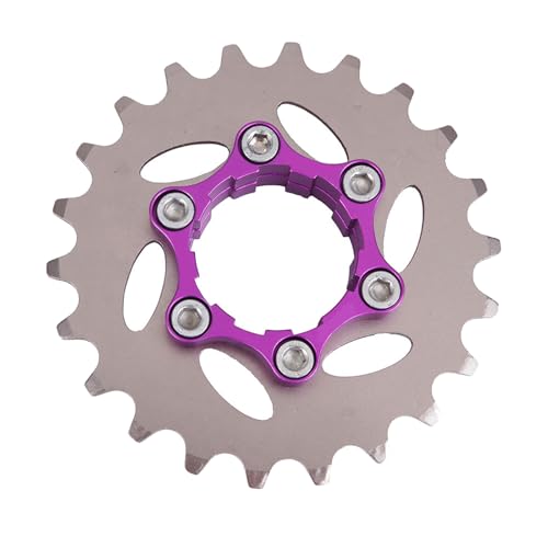 シングルスピードコグホイール高強度スチールフリーホイール自転車フライホイールスプロケットパーツ固定ギアバイク用簡単に自転車カセットコグを設置する