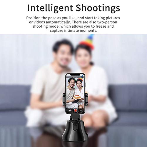 Cucudy Suporte de rastreamento automático de selfie portátil Suporte de rastreamento de objeto de 36