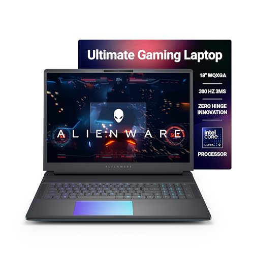 Alienware 18 Area-51 Gaming Laptop, AI Enabled Core Ultra 9 275HX Proc, 32GB DDR5, 2TB SSD, RTX 5080 16GB GDDR7 Graphics, 18.0" WQXGA 300Hz 500 nits Display, Liquid Teal Color, Win 11 + MSO'24,4.34kg