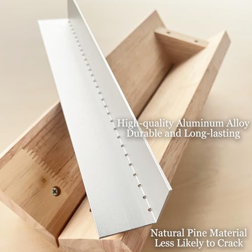 Bookbinding Punching Cradle with Aluminum Piercing Guide, with a Wooden-Handled Awl, Signature Punching Tool Set for Bookbinding Kit, for Book DIY Crafts, Polished Smooth Surface, Easy to Use Guide - Image 6