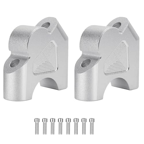 Elevador de manillar de motocicleta para BMW R 1200GS de aluminio mecanizado acabado silver