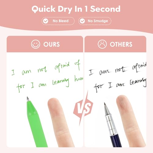 yisan colored gel pensjournal pens 07 mm colorful ink pensfine point fast dry 12 assorted colorssmooth writing for journaling and note takingretractableroller ball point71044