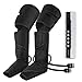 CINCOM Leg Air Compression Massager for Foot Calf Thigh Upgrade Leg Wraps with Portable Handheld Controller and 2 Extensions- 3 Modes & 3 Intensities (Black)
