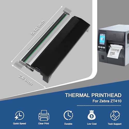 Neue P1058930-009 Thermische Druckkopf für Zebra ZT411 ZT410 ZT400 Label Barcode 203DPI Drucker Kopf Ersatz