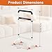 Stand Assist for Chair & Couch, Height Adjustable Mobility Aid for Seniors, Lightweight Metal Frame with 600lb Capacity