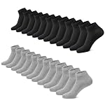FALARY – FALARY Sneaker Socken Herren Damen 12 Paar Kurze Halbsocken 