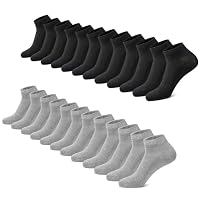 FALARY – FALARY Sneaker Socken Herren Damen 12 Paar Kurze Halbsocken 