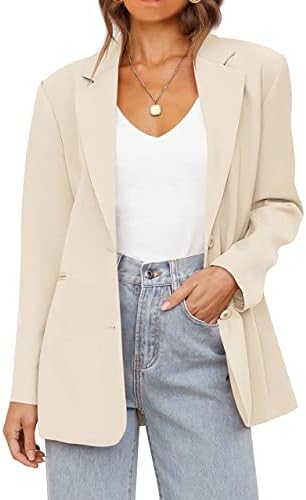 MEROKEETY Blazers for Women Business Casual 2025 Fall Oversized L...