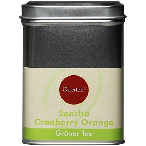 Quertee - Bio - Grüner Tee - Sencha "Cranberry Orange" in einer Teedose Cover