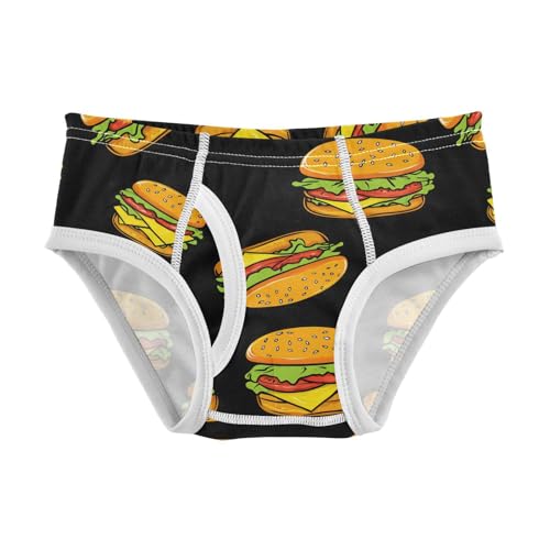 J JOYSAY Delicious Burgers Boys' Underwear Cotton Boys Underwear