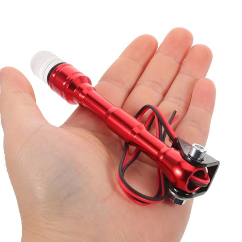 Antena LED roja para moto accesorio resistente al clima compatible multi modelo 4