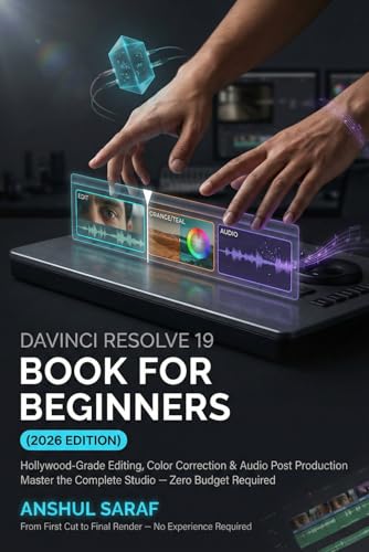 DaVinci Resolve 19 Book for Beginners: Professional Video Editing for Free : Hollywood-Grade Editing, Color Correction & Audio Post Production | Master the Complete Studio – Zero Budget Required