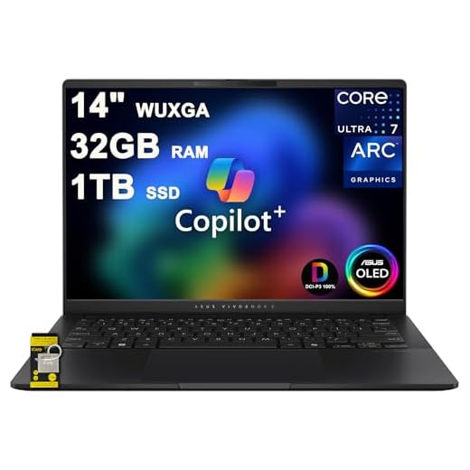 ASUS Vivobook S 14 Lightweight Laptop AI-Powered PC Copilot+ Laptop for Creator Designer Business Professional 14" OLED Intel 8-core Ultra 7 258V (>Ultra 9 185H) 32GB RAM 1TB SSD Win11 ICP Hub