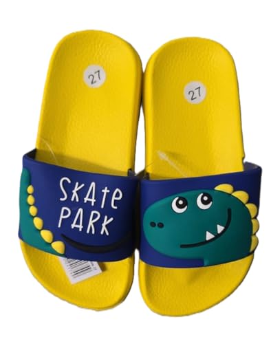 FLA Europe Mädchen Jungen Sommer Hausschuhe Kinder Dinosaurier...