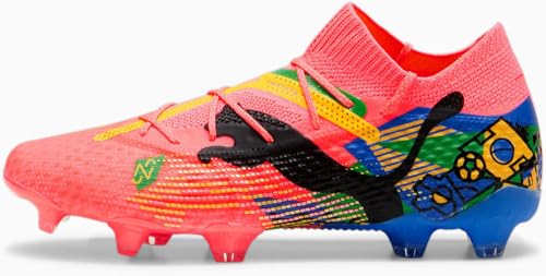 PUMA Mens Nmj X Future 7 Ultimate Firm GroundArtificial Ground Soccer Cleats Cleated, Firm Ground - Pink