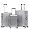 Flight Knight Premium Travel Suitcase - 8 Spinner Wheels - Built-in TSA Lock Lightweight Aluminium Frame, ABS Hard Shell Carry on Check in Luggage Highly Durable - Approved for Over 100 Airlines