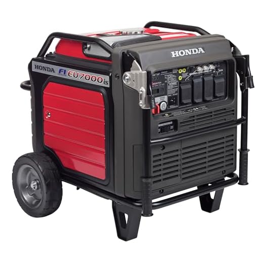 Honda EU7000IS 7,000 Watt Inverter Portable Backup Generator, Super Quiet, Electric Start