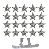 KANGWFAN 20 Stück Snowboard Stomp Pad,Selbstklebendes Sternform Ski Anti Rutsch Pads Accessories,Snowboarden Antirutsch Polster Sticker,für Herren Damen Snowboards Bietet Zusätzlichen Grip