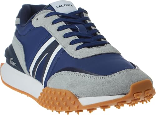 Lacoste Mens L-Spin Deluxe Sneaker, NVY/DK Gry, 112