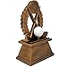 Decade Awards Golf Trophy, Wreath - Golf Tournament Award - Celebrate Victories for Golfers and Caddies - Engraved Plate on Request (7 Inch Tall)