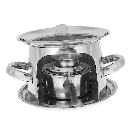 ARTSEWPLY Estufa de Alcohol Inoxidable para Hot Pot Portátil y para Camping y Picnic Estufa de Cocina de Exterior Color y Estilo Aleatorio Color Aleatorio