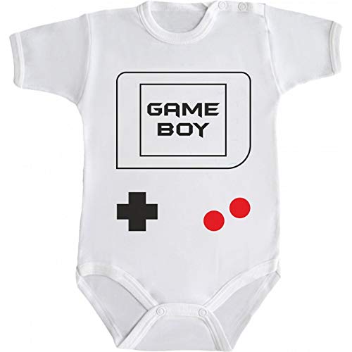 Body Neonato Bimba Bimbo bebé Pigiama Game Boy