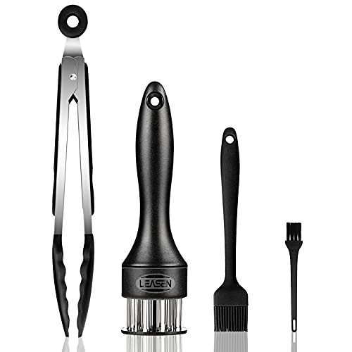 Leasen 4PCS Silicone Kitchen Tongs Kit, Food Tongs , Kitchen Tongs for Cooking Leasen 4PCS Silicone Kitchen Tongs Kit, Food Tongs , Kitchen Tongs for Cooking