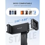 Lamicall Phone Tripod Mount Adapter with 3 Cold Shoes, Arca Port&1/4" Screw - Image 6
