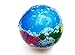 NLLeZ 2 STÜCKE 10 cm Schulbedarf Globus Floating Globus Weltkarte Unterricht Ressourcen Home Office Schwamm PU Entspannende Kugel Spielzeugball