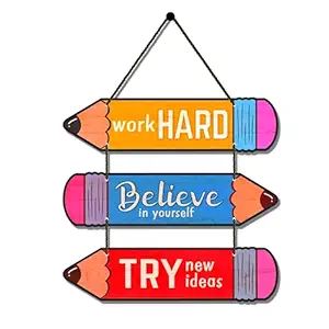 Expleasia, Exuberant & Luxury Decor Decorative Wall Hanging Wooden Art Decoration Item for Home | Office | Living Room | Bedroom | Decoration Items | Motivational quotes decor| Gift