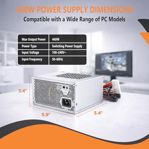 Fuente de Poder 460W Compatible con Dell XPS ATX miniatura 6