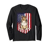 Drapeau Américain Colley Usa Manche Longue