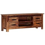 rustikaler schrank selber bauen Das Sideboard besteht aus massivem Sheeshamholz, auch Palisander genannt, einem tropischen Hartholz, das sich durch eine ausgeprägte Maserung und eine glatte Struktur kennzeichnet.